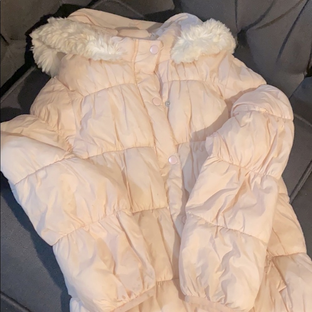 Light Pink Forever 21 Puffer Jacket Size 11/12